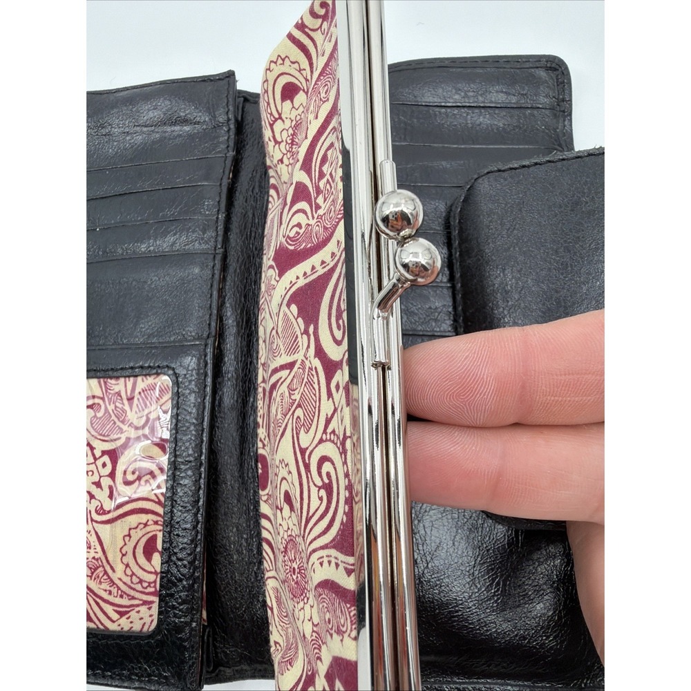 Hobo International Black Patent Leather Clutch Purse - Picture 13 of 16